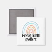 健康精神疾患精神健康問題 マグネット (正面/裏面)