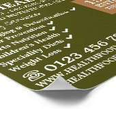 健康素朴食料品店広告店 ポスター (角)