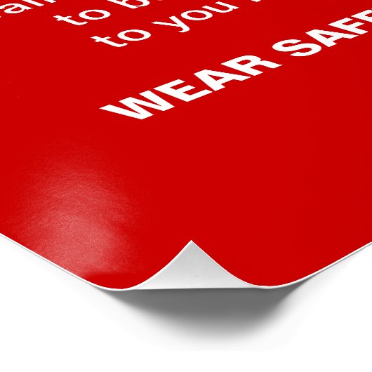 健康考えと安全このクリスマスのジョークのサイン2 ポスター (コーナー)