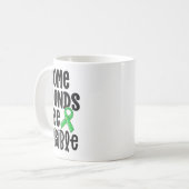 健康認識度いくつかの傷が見えない1 コーヒーマグカップ (正面左)