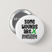 健康認識度いくつかの傷が見えない1 缶バッジ (正面&裏面)