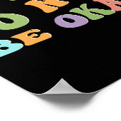 健康認識度ヒマワリOk To Not Ok ポスター (角)