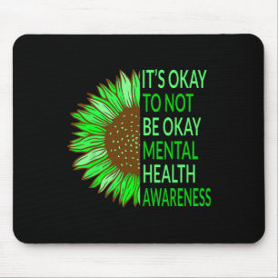 健康認識度ヒマワリOk To Not Ok マウスパッド