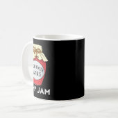 健康認識度メンタルヘルスは私のジャム コーヒーマグカップ (正面左)