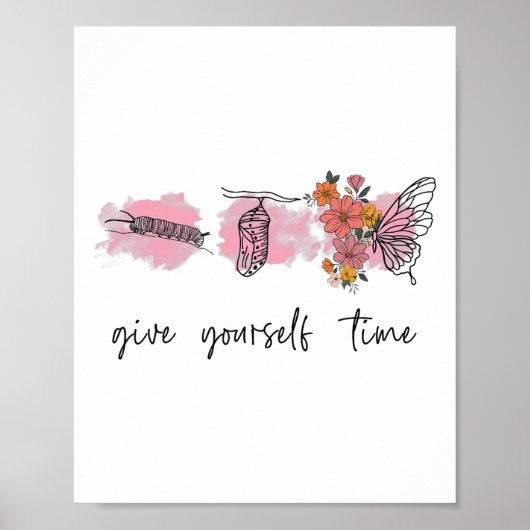 健康認識度与えTeeYourself Time Butterly ポスター (正面)