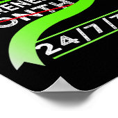 健康認識度月はスティグマと戦う可能性がある ポスター (角)