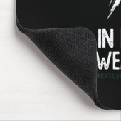 健康認識度月5月We衣服グリーン マウスパッド (コーナー)