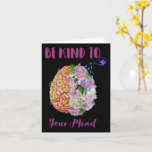 健康認識度自気に自分あなたの心に優しい1 カード (黄色い花)