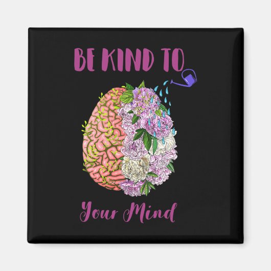 健康認識度自気に自分あなたの心に優しい1 マグネット (正面)