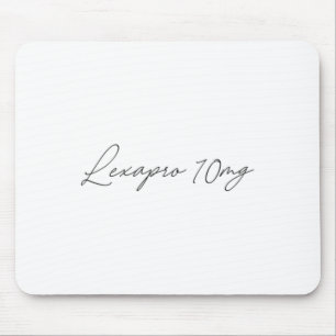 健康認識度- lexapro 10mg – 筆記体 マウスパッド
