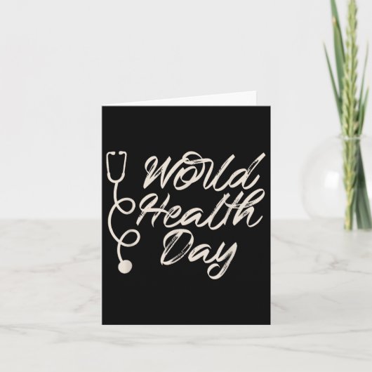 健康認識度、World Health Day Tee、ナース カード (正面)