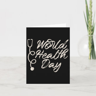 健康認識度、World Health Day Tee、ナース カード