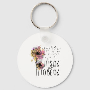 健康認識度Its OkしないOk Dandelion Flo キーホルダー