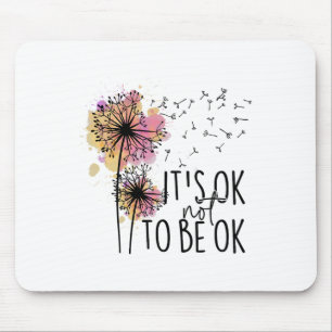 健康認識度Its OkしないOk Dandelion Flo マウスパッド