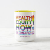 健康資本だ！マグ ツートーンマグカップ (中央)