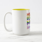 健康資本だ！マグ ツートーンマグカップ (左)