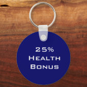 健康賞与 キーホルダー (正面)