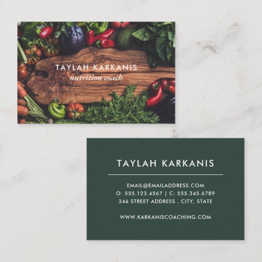 健康野菜切削板 名刺 (正面/裏面)