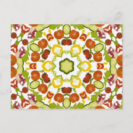 健康食からのよいカルマそして福利 ポストカード (正面)