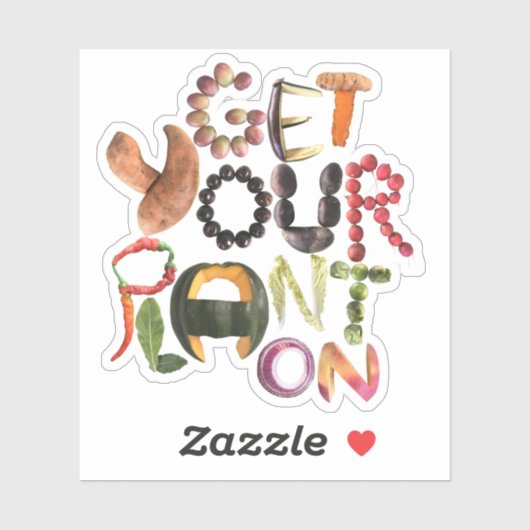 健康食べ物引用文 – 全食品の栄養 シール (シート)