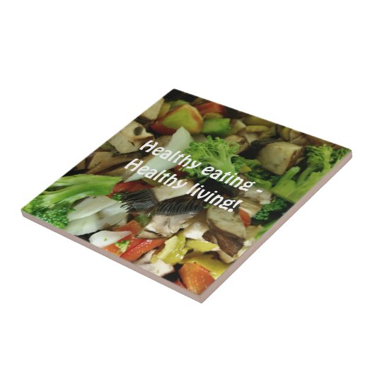 健康食べ物 タイル (側面)