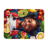 健康食べ物 マグネット (横)