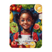 健康食べ物 マグネット (縦)