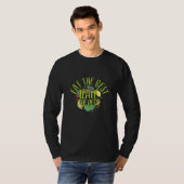健康食べ食品野菜フルーツベジタリアンサラダ Tシャツ (正面フル)
