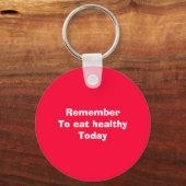 健康食べ キーホルダー (正面)