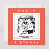 健康食品がシステム漫画にショックを受ける可能性がある カード (正面)