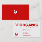 健康食品の名刺 名刺 (正面/裏面)