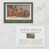 健康食品の店のオーガニックな農場の栄養士 名刺 (正面/裏面)