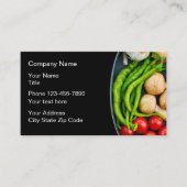 健康食品テーマ 名刺 (正面)