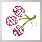 健康食品引用文デザインフィットネス動機 ポスター (正面)