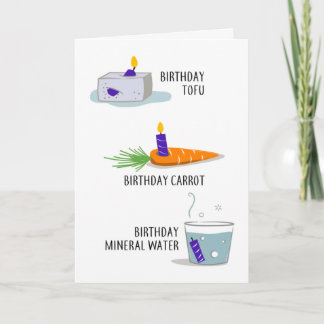 健康食品誕生日カード カード