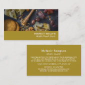 健康食品・健康食品店 名刺 (正面/裏面)