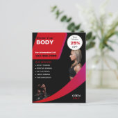 健康・フィットネス事業 ポストカード (スタンド正面)