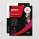 健康・フィットネス事業 ポストカード (正面/裏面)