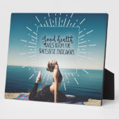 健康 フォトプラーク (側面)