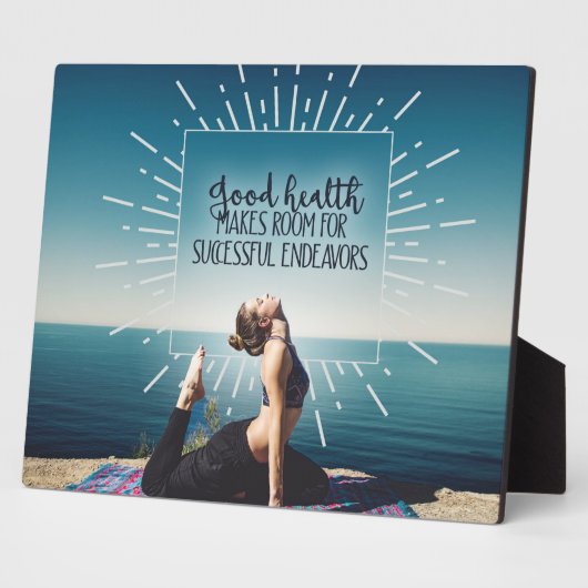 健康 フォトプラーク (側面)