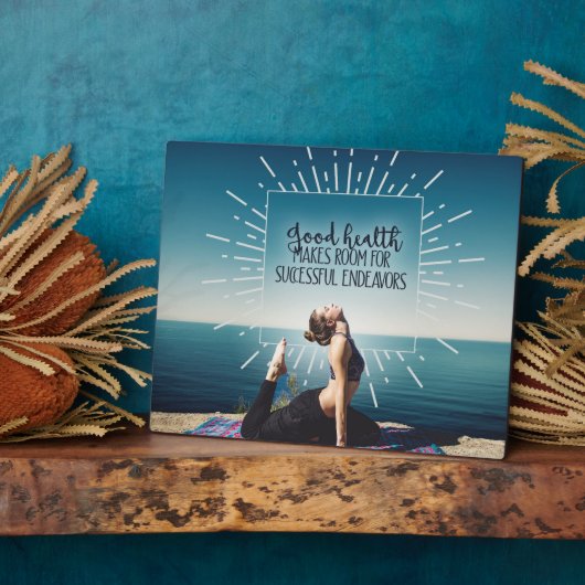 健康 フォトプラーク (側面)