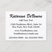 健康/医療 – SRF 名刺 (裏面)