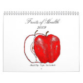 健康(含まれている健康な先端)のフルーツ カレンダー (カバー)