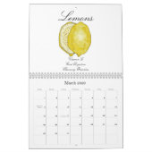 健康(含まれている健康な先端)のフルーツ カレンダー (3月 2026)