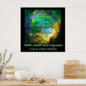 健康、富、幸福 ポスター (キッチン)