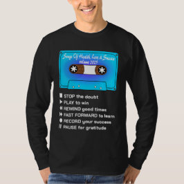 健康、愛、成功の歌2025長い袖 Tシャツ