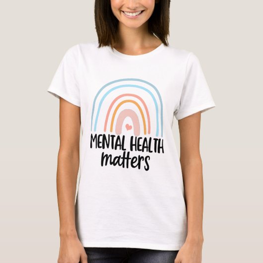健康 精神疾患 精神健康の問題 Tシャツ (正面)
