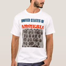 健忘症のアメリカ合衆国 メンズTシャツ