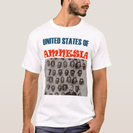健忘症のアメリカ合衆国 メンズTシャツ Tシャツ