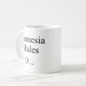 健忘症 コーヒーマグカップ (正面左)